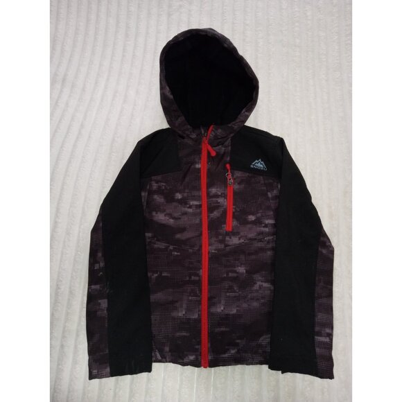 Snozu Winter Coat Boys Size 7/8 Small Hooded Jacket Full Zip - Picture 1 of 7